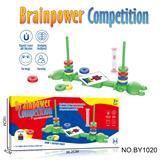 OBL10187685 - 过家家青蛙磁力片盘玩具桌面游戏叠叠乐沙漏卡牌盒装