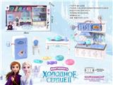 OBL10190301 - 俄文冰雪奇缘厨房餐具过家家套装