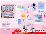 OBL10190348 - 米奇米妮厨房餐具+房间梳妆台双层过家家套装