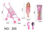 OBL10191403 - 婴儿手推车配公仔+饰品
