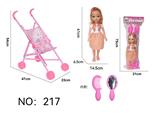 OBL10191415 - 婴儿手推车配18寸公仔+饰
品