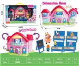 OBL10192296 - 粉红小猪.灯光.音乐
房屋过家家