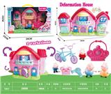 OBL10192297 - 粉红小猪.灯光.音乐
房屋过家家