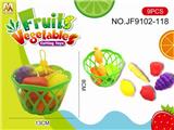 OBL10193510 - 儿童益智仿真水果套装餐具过家家玩具