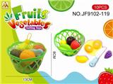 OBL10193511 - 儿童益智仿真水果套装餐具过家家玩具