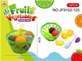 OBL10193517 - 儿童益智仿真水果套装餐具过家家玩具
