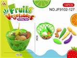 OBL10193519 - 儿童益智仿真水果套装餐具过家家玩具