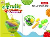 OBL10193524 - 儿童益智仿真水果套装餐具过家家玩具