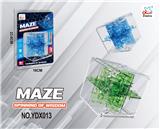 OBL10193790 - 24面立体透明益智走珠迷宫(2色混装)