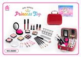 OBL10194442 - 跨境儿童彩妆化妆品饰品美甲脸彩梳扮女孩玩具过家家新款手提包DIY套装