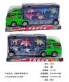 OBL10194633 - 货柜车载12只彩色恐龙