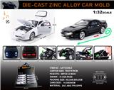 OBL10196448 - 英文1:32合金灯光音效马自达RX-7车模 8只/展示盒