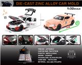 OBL10196483 - 英文1:32合金灯光音效丰田牛魔王赛道版车模 8只/展示盒