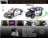 OBL10196491 - 英文1:32合金灯光音效奔驰G63/美式小奔驰迈巴赫S680（警车版）车模 8只/展示盒