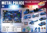 OBL10199281 - 开窗盒警察合金车套装