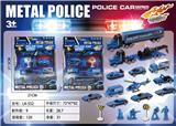 OBL10199297 - 开窗盒警察合金车套装