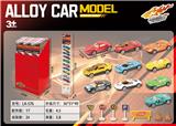 OBL10199302 - PVC盒滑行合金车10只装