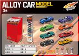 OBL10199304 - PVC盒滑行合金车8只装P1-8