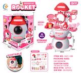 OBL10200717 - 梳妆台火箭过家家套装