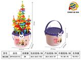 OBL10203454 - ＤＩＹ拼装积木花156PCS