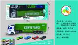 OBL10204769 - 1:48合金回力拖头配四只滑行合金车