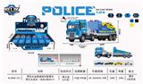 OBL10205554 - 惯性合金救援拖车配警车 带灯光音乐（包电3粒AG13)