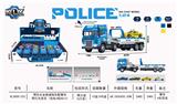 OBL10205555 - 惯性合金救援拖车配警车 带灯光音乐（包电3粒AG13)