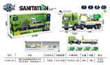 OBL10205561 - 惯性合金救援拖车配环卫车 带灯光音乐（包电3粒AG13)