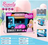 OBL10205971 - 欢乐旅行车带灯光音乐（包3XAG13电池）兰