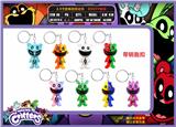OBL10206154 - 2.5寸恐怖微笑动物 带钥匙扣 8只OPP袋装