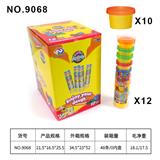 OBL10206695 - 十色PVC筒展示彩泥30克