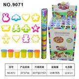 OBL10206696 - 六色PVC筒彩泥50克+配件