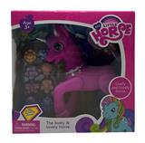 OBL10207724 - 搪胶关节小马带镜子、帽子吸塑配件