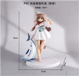 OBL10209657 - PVC 站姿猫猫吃鱼(袋装)