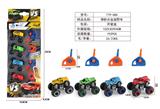 OBL10209988 - 弹射合金越野车（4车4发射器）