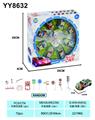 OBL10210940 - 6.8回力铁皮车（越野车 10pcs+5路障）