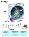 OBL10210944 - 7.5回力铁皮飞机（客机 8pcs+5路障）