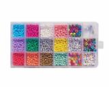 OBL10211298 - 4厘米珠+俄文字母珠+线（18格）