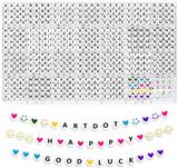 OBL10211304 - 字母珠+爱心+笑脸+线（28格）