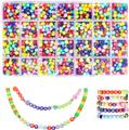 OBL10211308 - 字母珠+爱心+笑脸+线（28格）