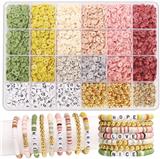 OBL10211324 - 软陶+字母珠+隔珠+线（24格）