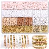 OBL10211327 - 软陶+字母珠+隔珠+线（24格）