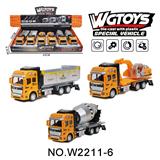 OBL10211512 - 1:50合金回力工程车3款