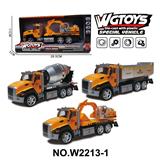 OBL10211526 - 1:50合金回力工程车3款