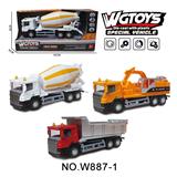 OBL10211655 - 合金回力工程车