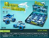 OBL10212020 - 双惯带声光鲨鱼越野车