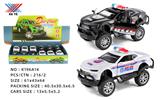 OBL10213705 - 1:32 合金警车 大脚怪 回力 开门（12只装）