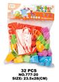 OBL10214769 - PVC卡头32pcs五色混装