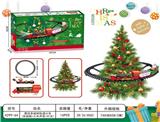 OBL10215244 - 悬挂圣诞树轨道火车2种模式行驶(圣诞曲+火车声音+灯光）