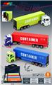 OBL10215338 - 1：50展示盒仿真合金拖头集装箱货柜车A款6pcs